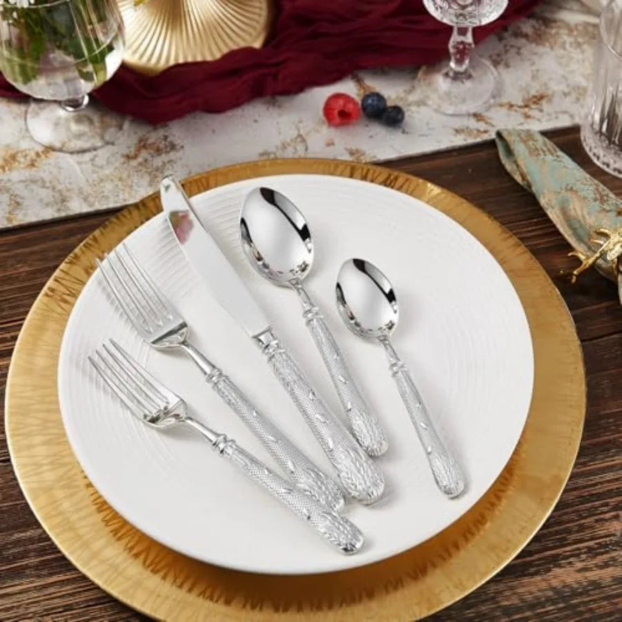 Yao Hui Huang Premium Versailles 20-Piece Flatware Set For 4