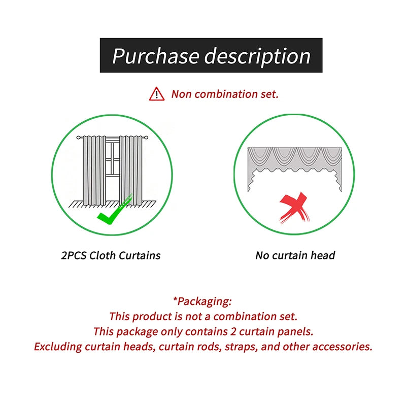 Thickened Flannelette Blackout Curtain Two Piece Living Room