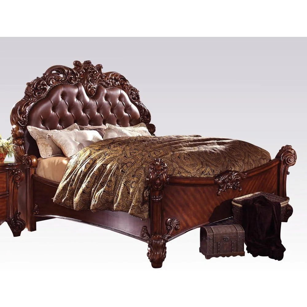 XMSJ Vendome Bedroom Set with Bed, Nightstand, Dresser, Mirror