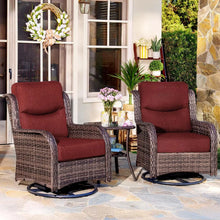 Luxury 3Piece Outdoor Wicker Patio Set with High Back Chairs