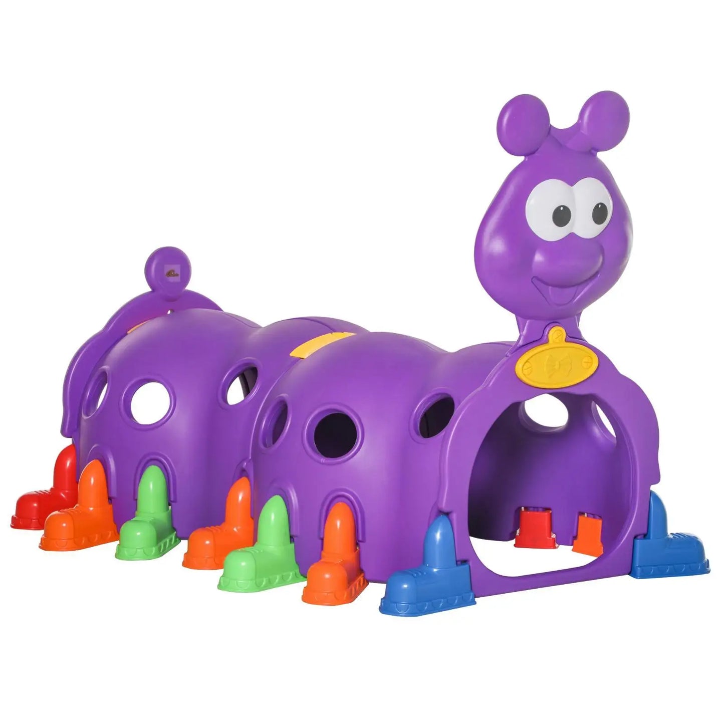 Jumbo Kids Tunnel Slide Indoor Outdoor Climbing Structure Playhouse for Preschool Home Playground Activities