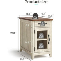 Farmhouse 3 Piece Coffee Table Set With Two End Tables
