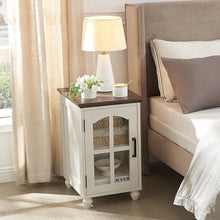 Farmhouse End Table Set of 3 , 18'' Narrow Side Table and 24
