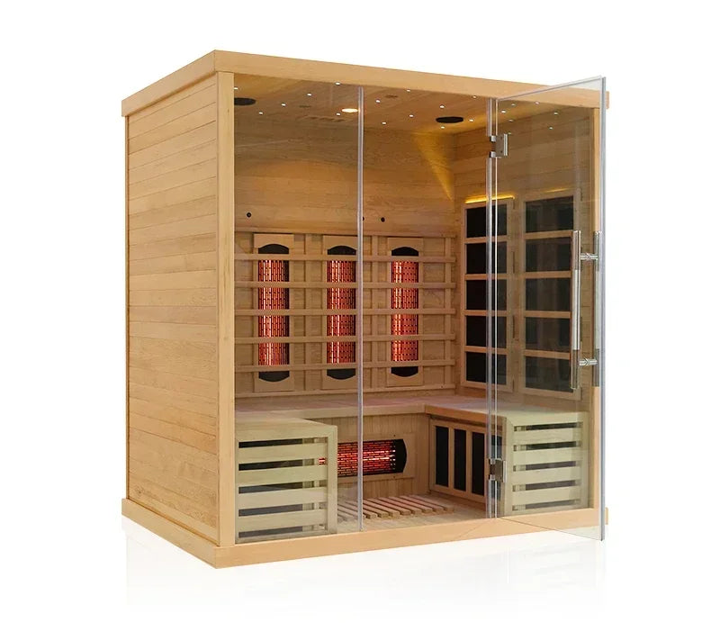 Solid Wood Home Sauna and Steam Room