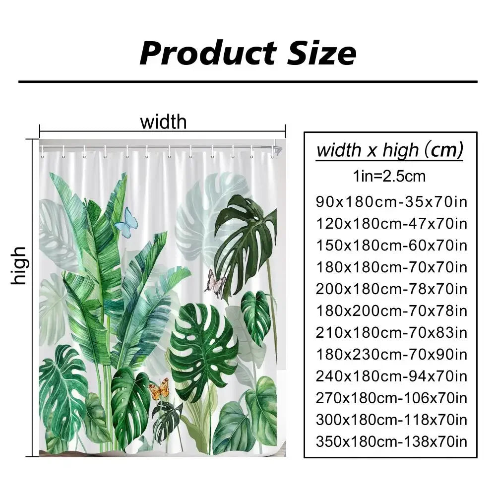Cute Pig Bath Curtain For Kids Cartoon Animals Polyester