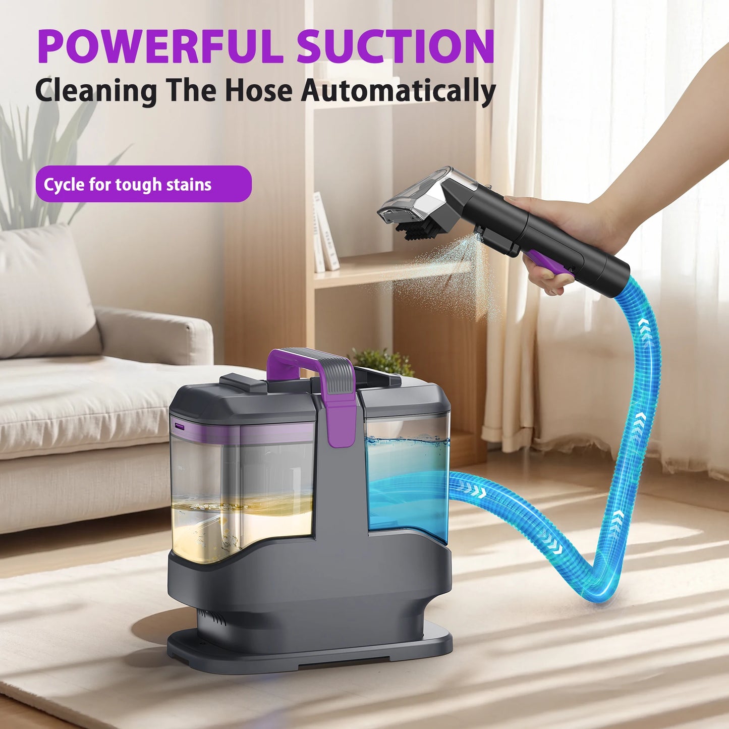INSE C9 Spot Vacuum Cleaner Wet Sprayer For Sofa Car