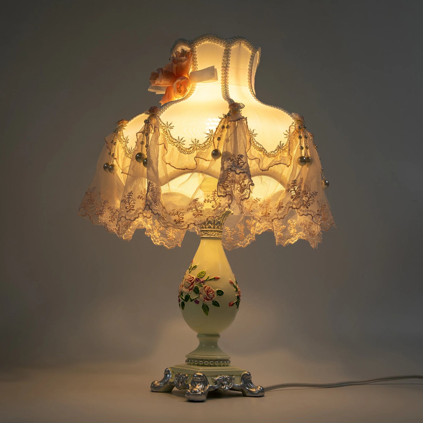 Princess Style Led Table Lamp For Romantic Bedroom Decor