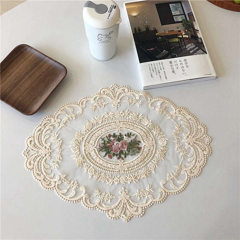 Vintage Lace Placemat Table for Home