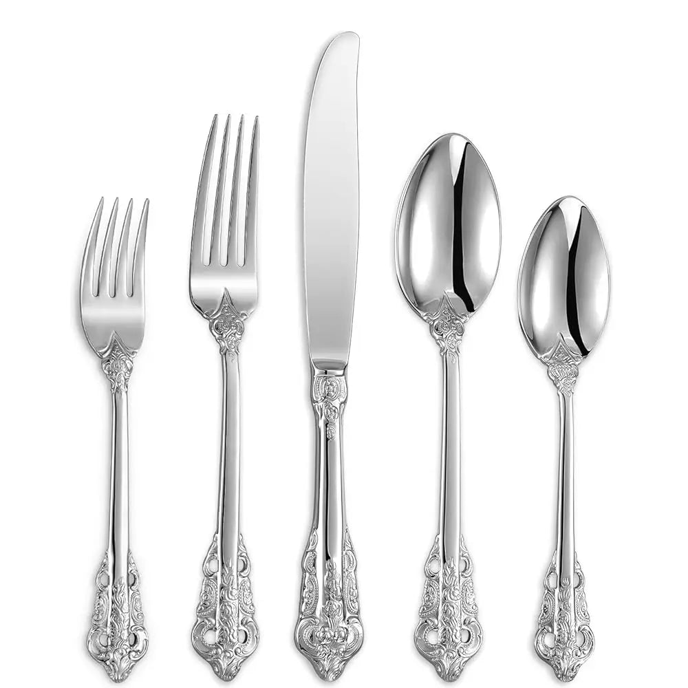 Bonjean 20 Piece Stainless Steel Flatware Set 4 Dishwasher Safe