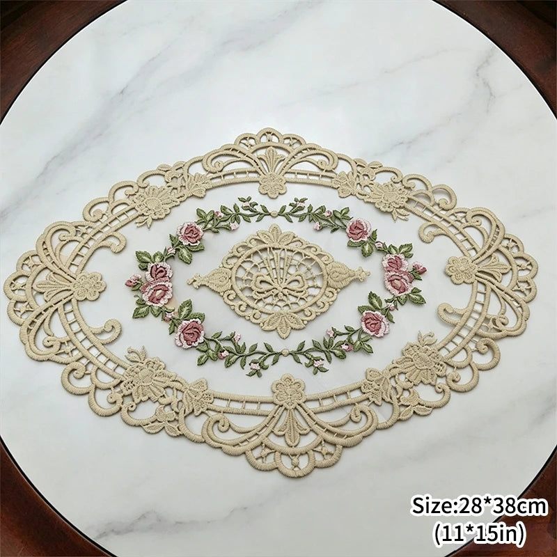 Vintage Lace Placemat Table for wedding