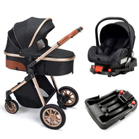 Luxury Baby Stroller High Landview 3 in 1 Baby Stroller Portable Baby Pushchair Baby Pram Baby Comfort for Newborn