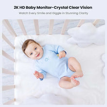 ieGeek Baby Monitor with 2K Camera and Audio - Video Monitor with 5