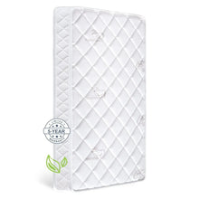 Premium Crib & Toddler Mattress,100% Knitted Fabric, Premium Fleece Surface-Hypoallergenic, 5
