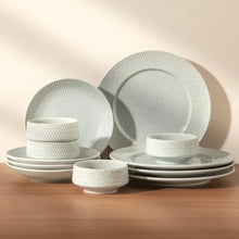 Dinnerware sets plates and bowls sets color white
