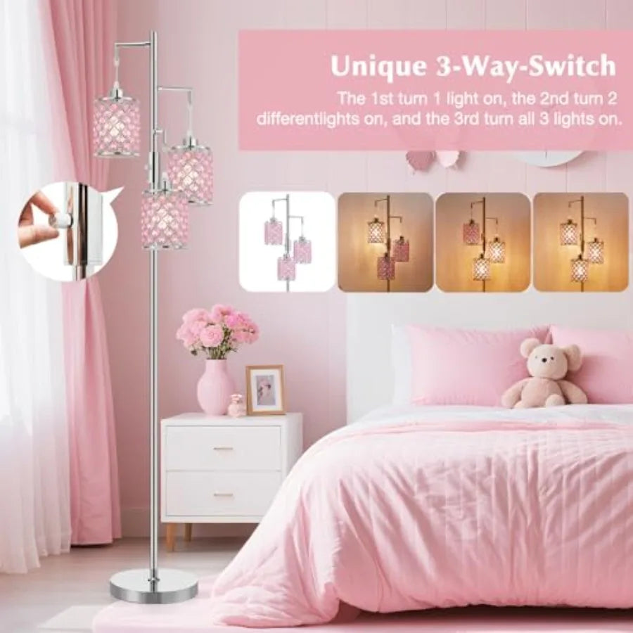 Crystal Floor Lamp- for Living Room