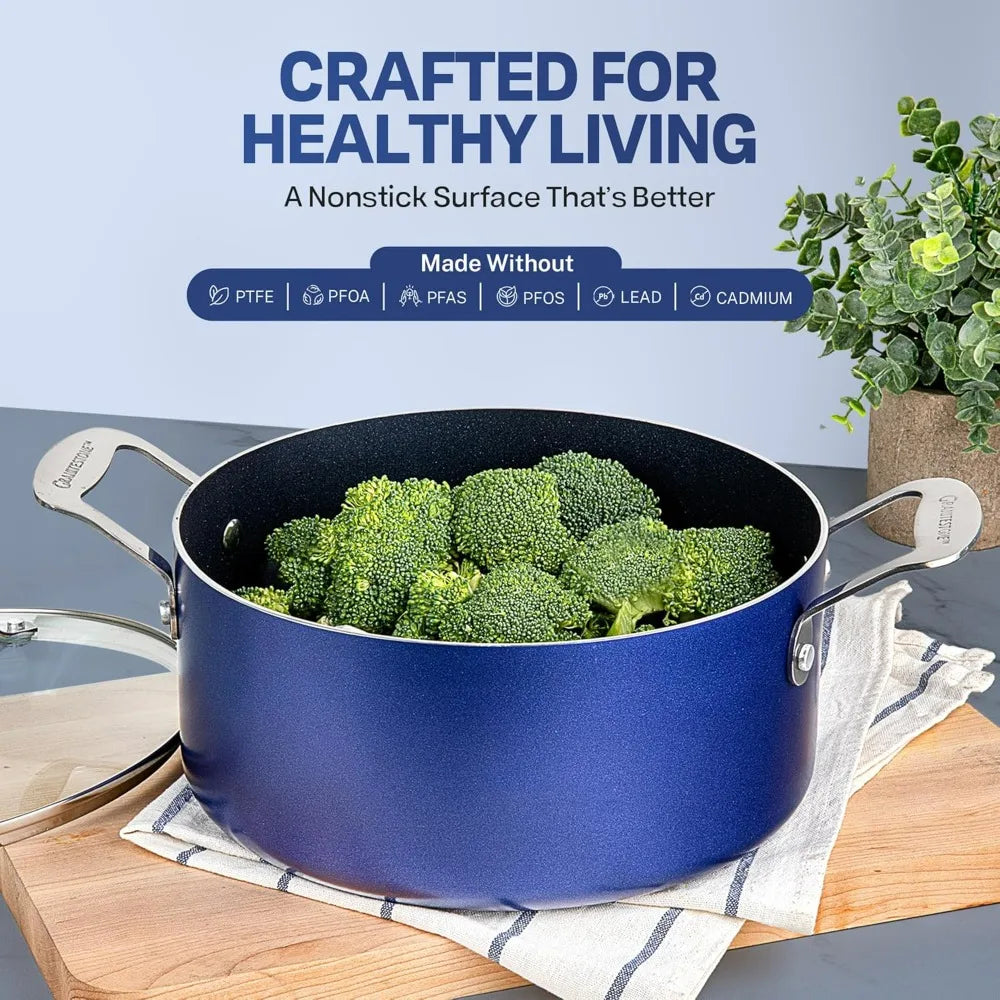 Granitestone Nonstick Cookware Set With Pots And Pans Collection