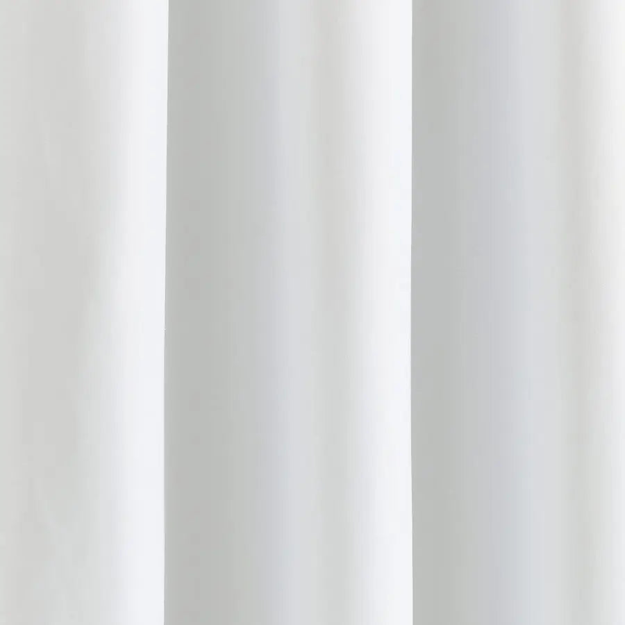Allison Ruffle 100 Blackout Window Curtain Single 40 W x 84 L White White Blackout Curtains for Bedroom or Nursery Coquette Curt