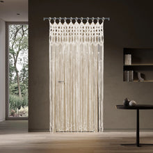 Bohemian Woven Curtain Cotton Linen For Living Room Unlined Washable