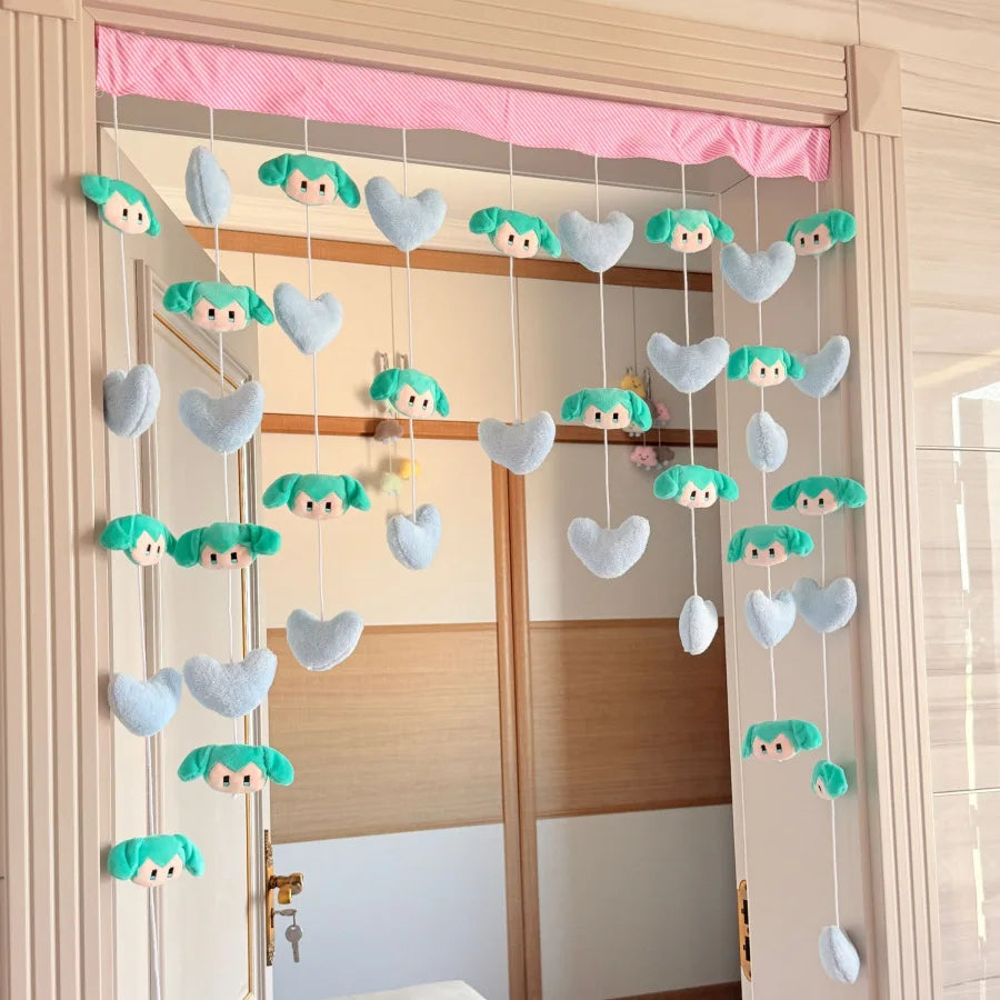 Bow Curtain Partition Door Window Decor For Dorm Rooms