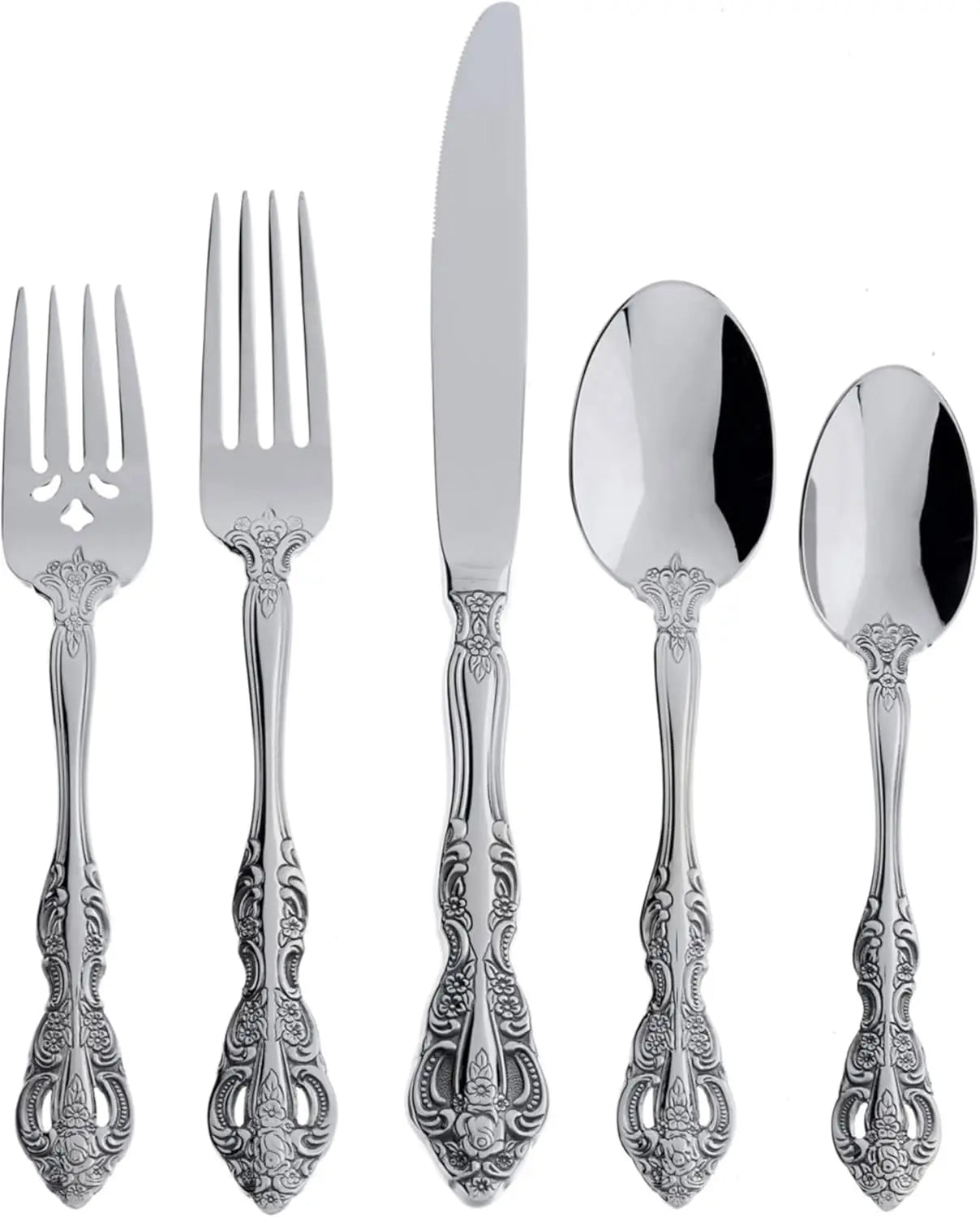 20 Piece Fine Flatware Set Service For 4 Heavyweight 18 10 Stainless