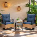 XIAOLANG Patio Furniture Set Outdoor Rocker Chairs with Cushions