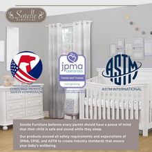 Furniture Berkley Crib and Changer with Slat Panel Back Classic -in- Convertible Diaper Changing Table Non-Toxic Finish Wooden B