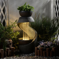 Decorative landscape outdoor lighting enhancing home curb appeal