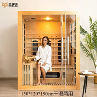 Solid Wood Home Sauna and Steam Room