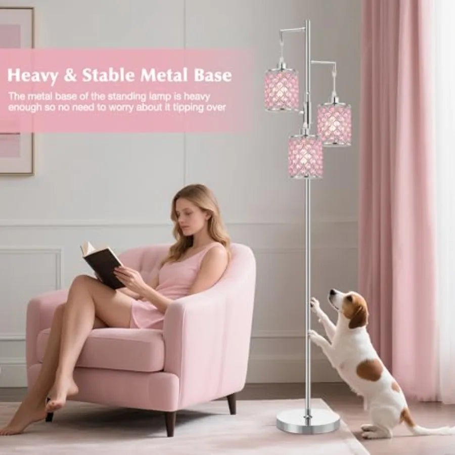 Crystal Floor Lamp- for Living Room