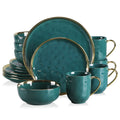 DinnerWare set featuring elegant porcelain plates and bowls arranged on a modern dining table.