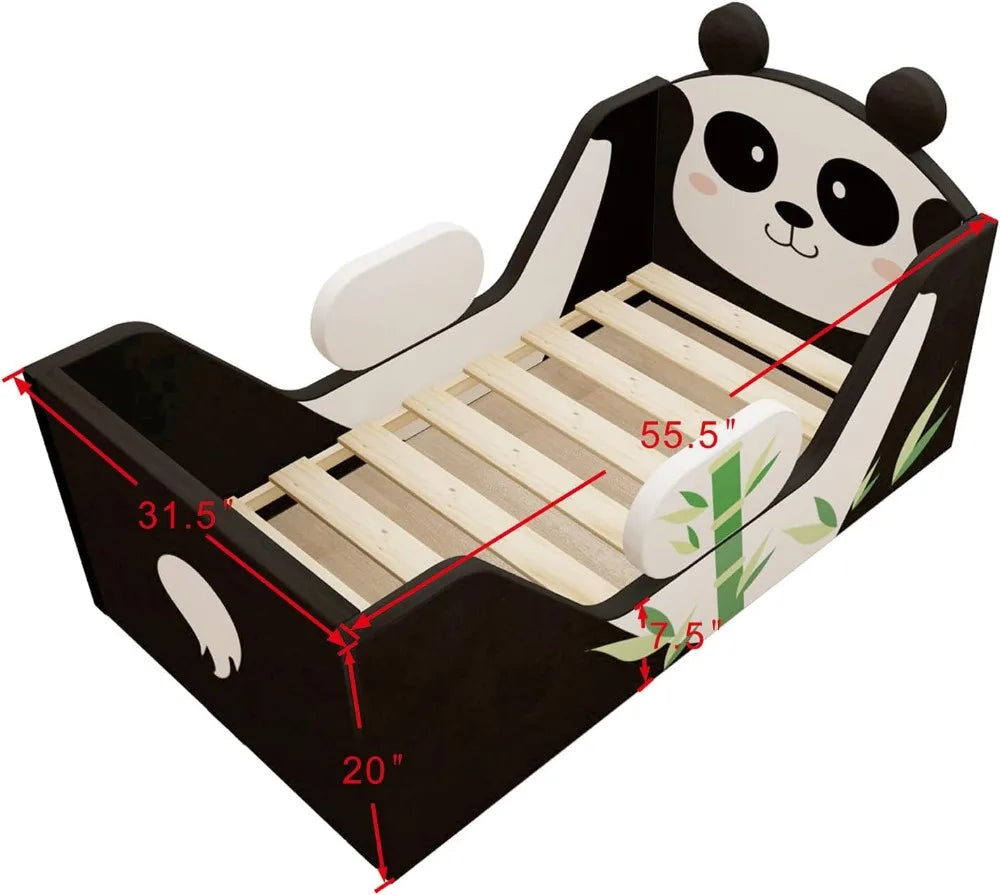 Toddler Bed With FoamFilled SafetyBoard For Ages 2 To 7