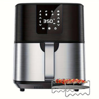 KitCook Large Air Fryer, 1500W 7QT AirFryer Cooker, Adjustable Temperature 100-400°F, 8 Presets Menu, Digital Touch Screen, Nons