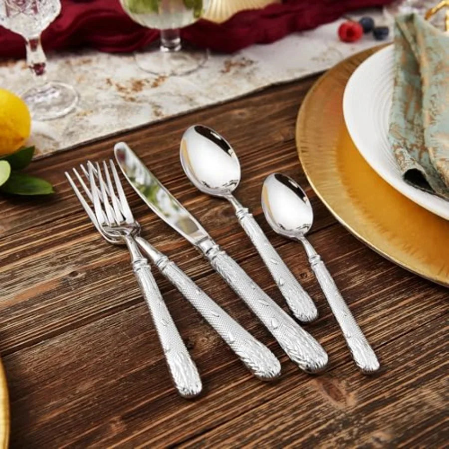 Yao Hui Huang Premium Versailles 20-Piece Flatware Set For 4