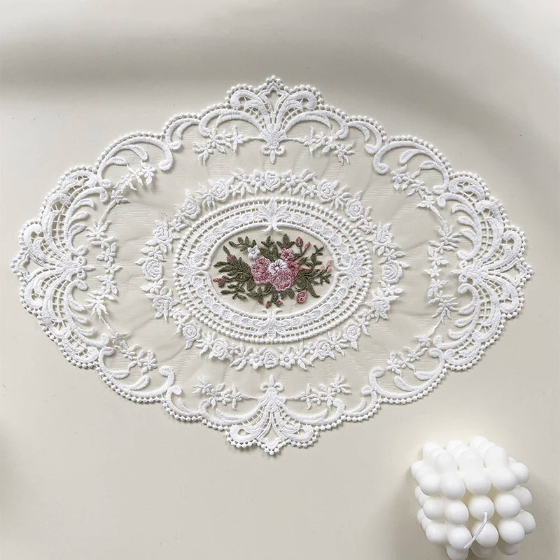 Vintage Lace Placemat Table for wedding