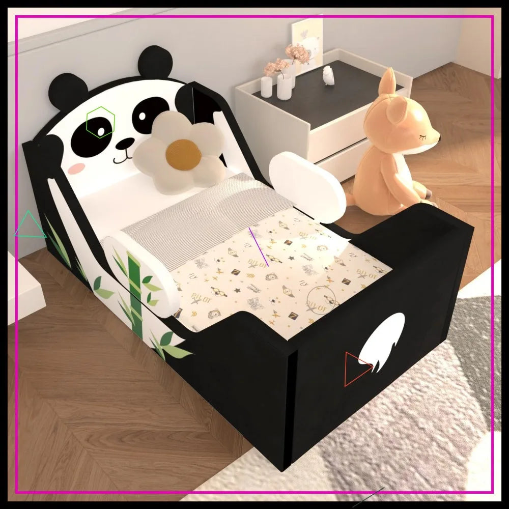 Toddler Bed With FoamFilled SafetyBoard For Ages 2 To 7