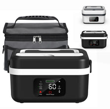Wireless Insulated Lunch Box 1L Stainless Steel Warmer 60W 8000mAh