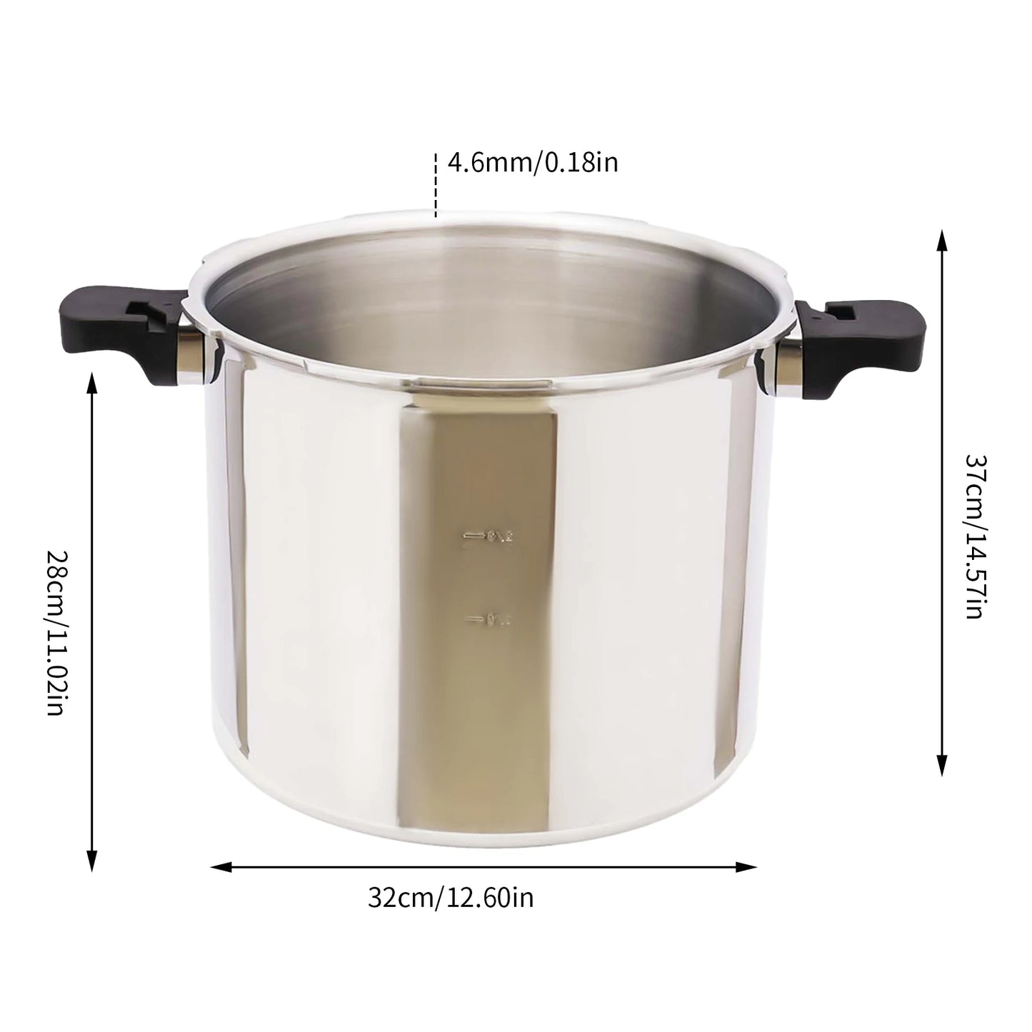 Explosion Proof Aluminum Alloy Pressure Cooker 90Kpa For Gas Stoves