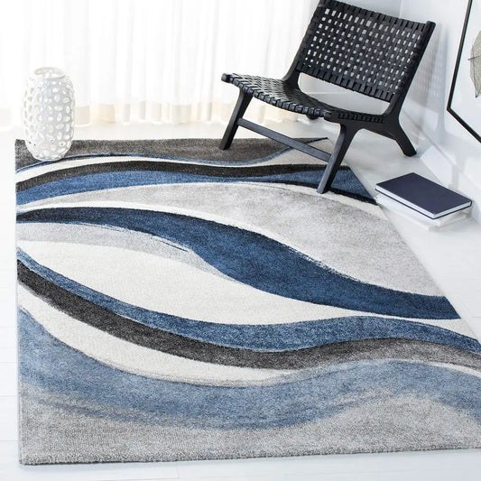 Mid Century Modern Accent Rug Stain Resistant NonShedding Easy Care