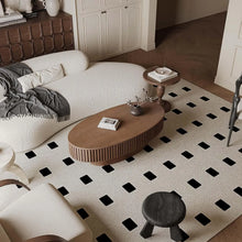 Oval Fluted Coffee Table With Storage In Solid Wood Veneer