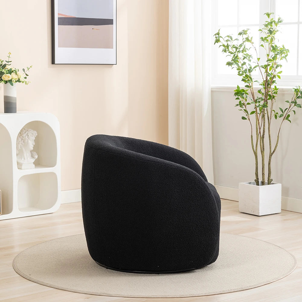 Modern Velvet 360 Degree Swivel Accent Armchair Set Of 2