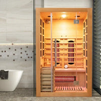 Solid Wood Home Sauna and Steam Room