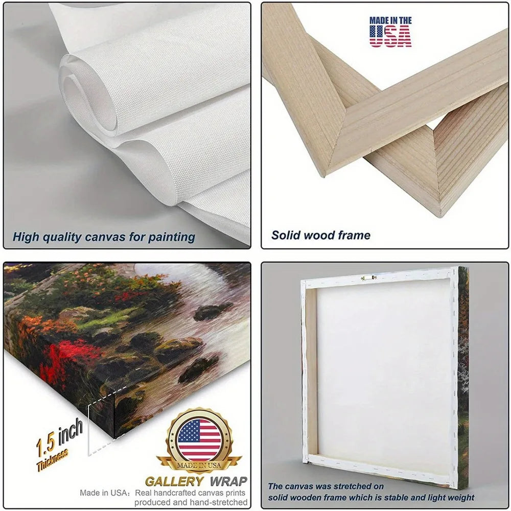 solid wood frame for interior decoration