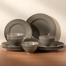 Dinnerware sets plates and bowls sets color brown