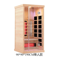 Solid Wood Home Sauna and Steam Room