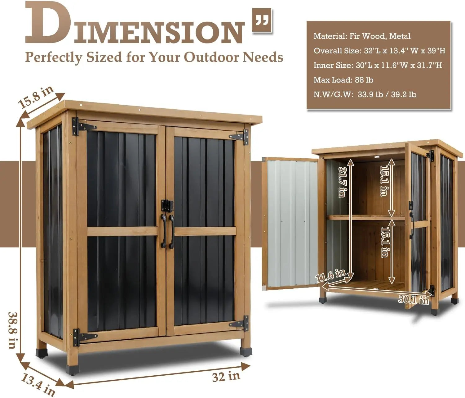 Space-saving storage box for bedroom organization