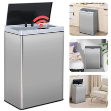 Touch Free Trash Can 13.2 Gallon Kitchen Garbage Cans with Motion Sensor 50 Liter High Capacity Stainless Steel, Customized