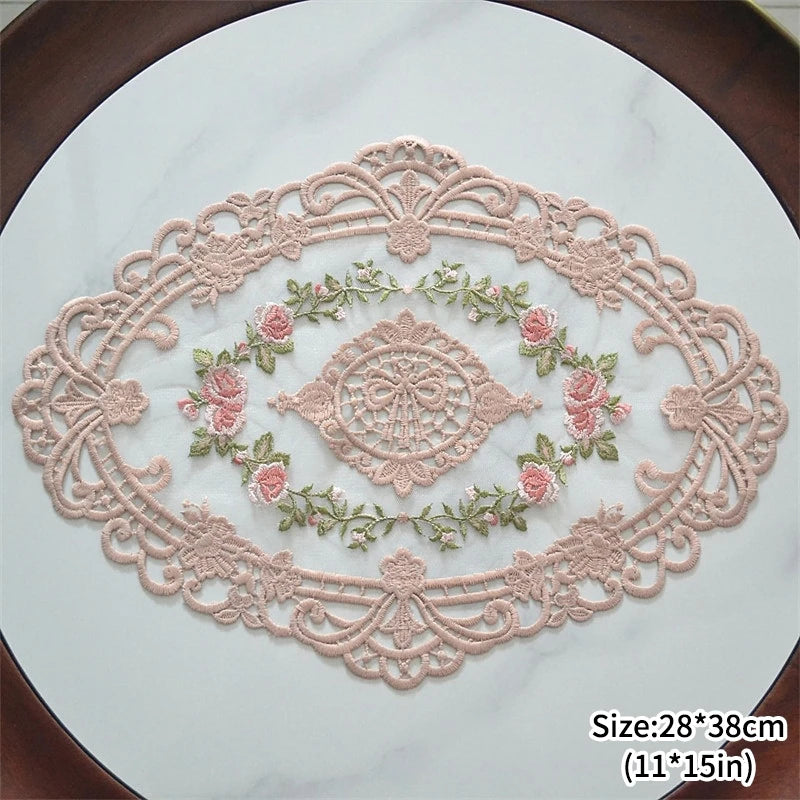 Vintage Lace Placemat Table for wedding