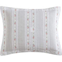 Reversible Cotton Queen Quilt Set with Matching Shams, Lightweight All-Season Bedding, Melany Pink