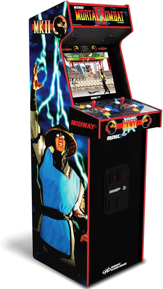 Mortal Kombat II Deluxe Arcade Cabinet With 14 Classic Games