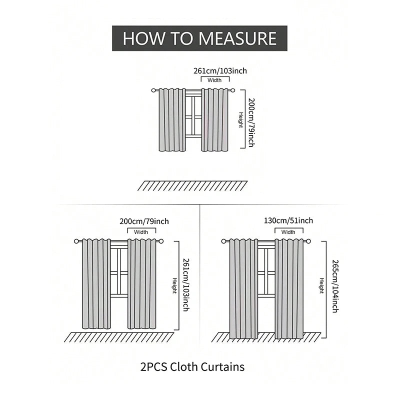 Thickened Flannelette Blackout Curtain Two Piece Living Room